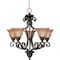Maxim Lighting Symphony 5-Light 26" Wide Oil Rubbed Bronze Chandelier 11244SAOI - alternate 1